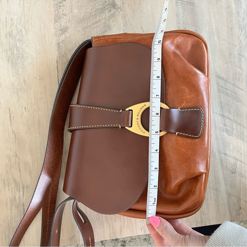 Dooney & Bourke Chestnut Leather shoulder bag - Picture 10 of 10